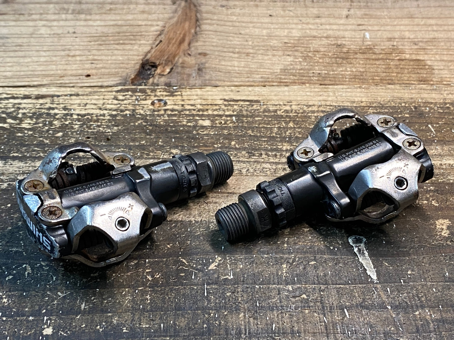 IU326 シマノ SHIMANO PD-M520 SPD ビンディングペダル SPD