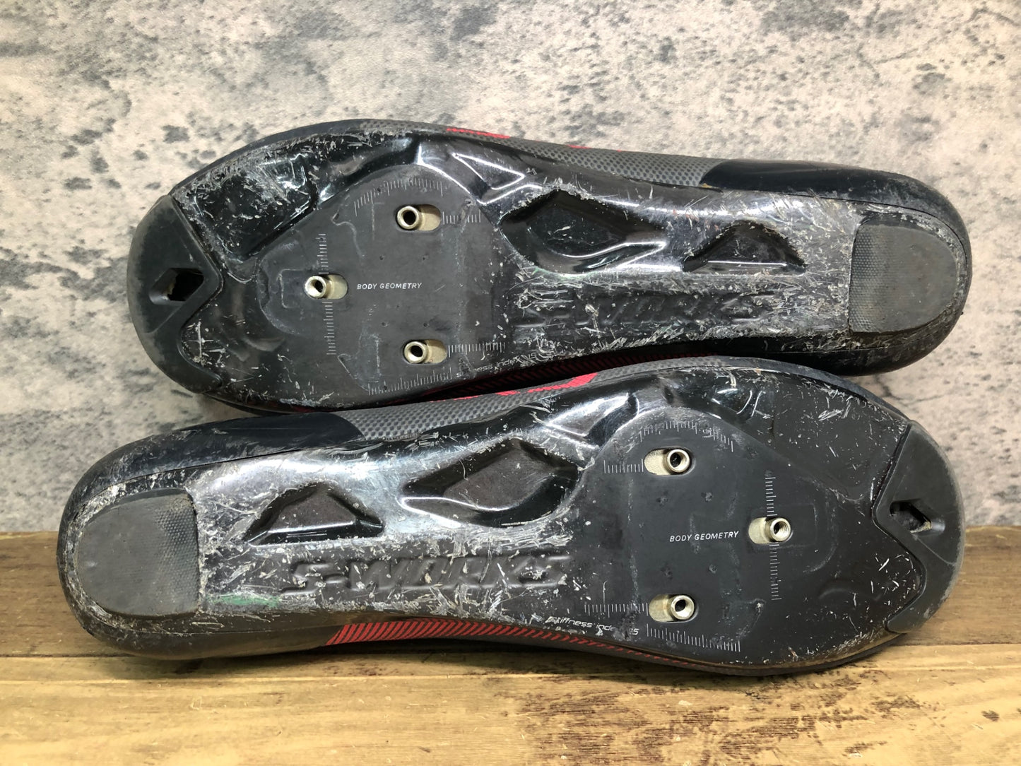IP623 スペシャライズド SPECIALIZED S-WORKS 7 RD ビンディングシューズ SPD-SL EU40 黒赤 ※ソール傷