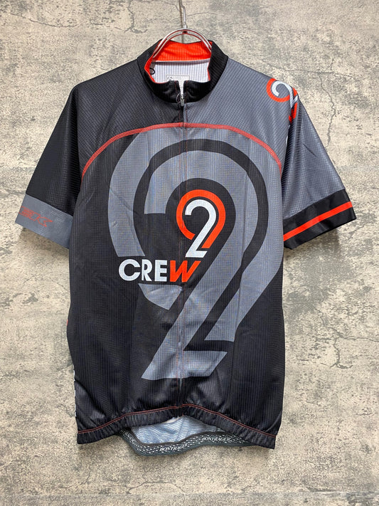 JC779 ボントレガー BONTRAGER 半袖 サイクルジャージ 黒 M ※ほつれ