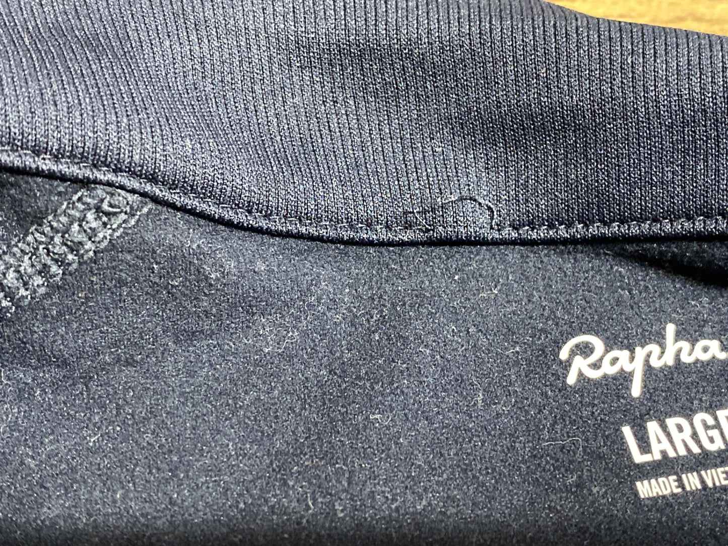 JB038 ラファ Rapha CORE LONG SLEEVE JERSEY 長袖 サイクルジャージ 紺 L 裏起毛