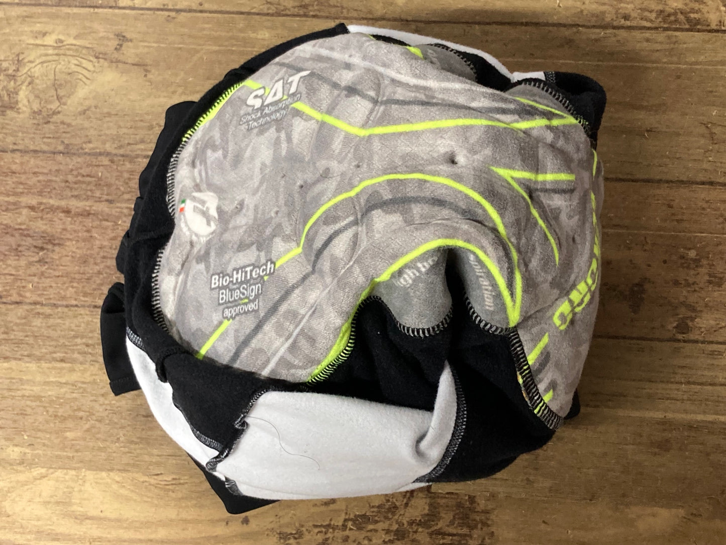 IN984 ジェッセージ GSG 7ITA 裏起毛 ビブタイツ 黒 S