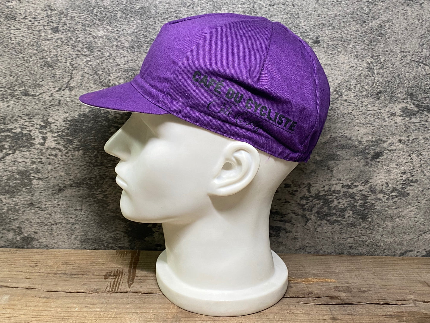 IS739 カフェドシクリステ CAFE DU CYCLISTE サイクルキャップ 紫 フリーサイズ