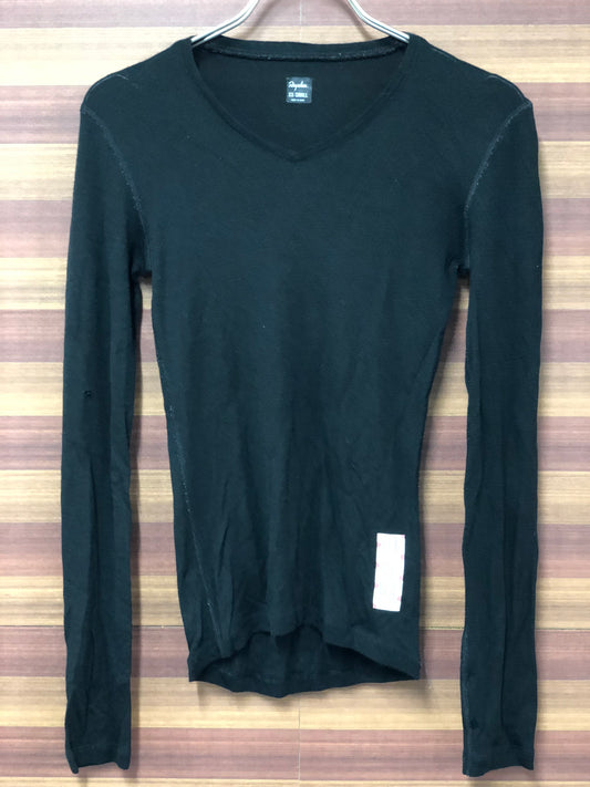 GV065 ラファ Rapha ウーマンズメリノベースレイヤー WOMEN'S MERINO BASE LAYER 黒 XXS
