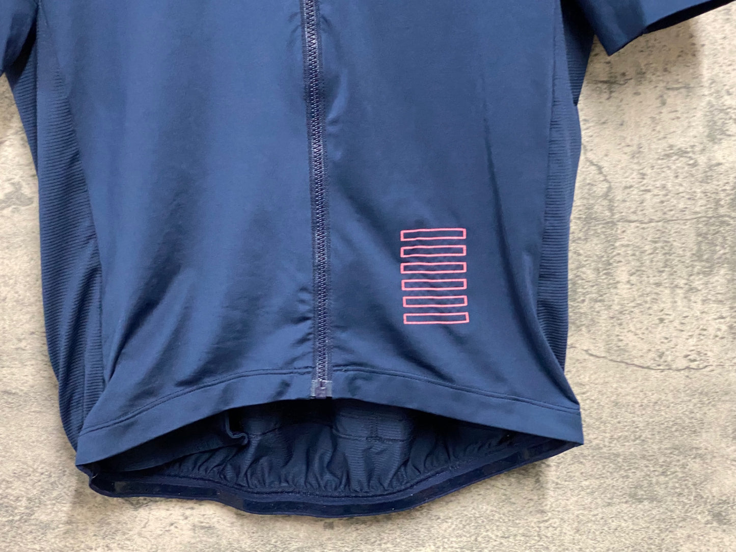 JC592 ラファ Rapha EF PRO TEAM TRAINING JERSEY 半袖 サイクルジャージ 紺 M