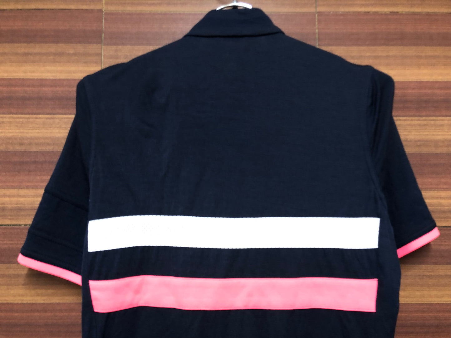 IH457 Rapha MEN'S SHORT SLEEVE WINDBLOCK BREVET JERSEY 半袖 S 紺 フィルム入り