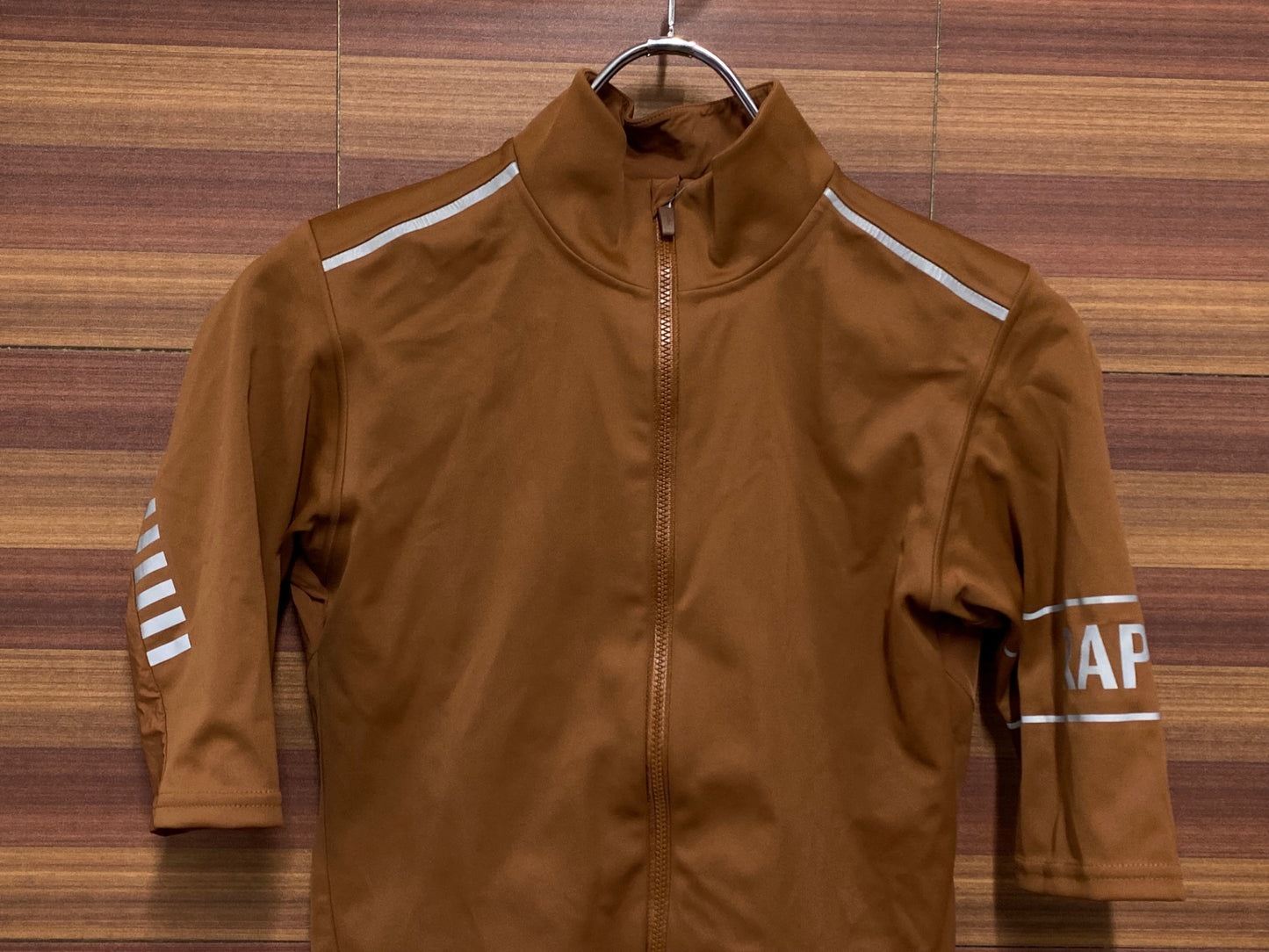 IT591 ラファ Rapha PRO TEAM INFINIUM JERSEY 半袖サイクルジャージ 茶 S GORE TEX INFINIUM