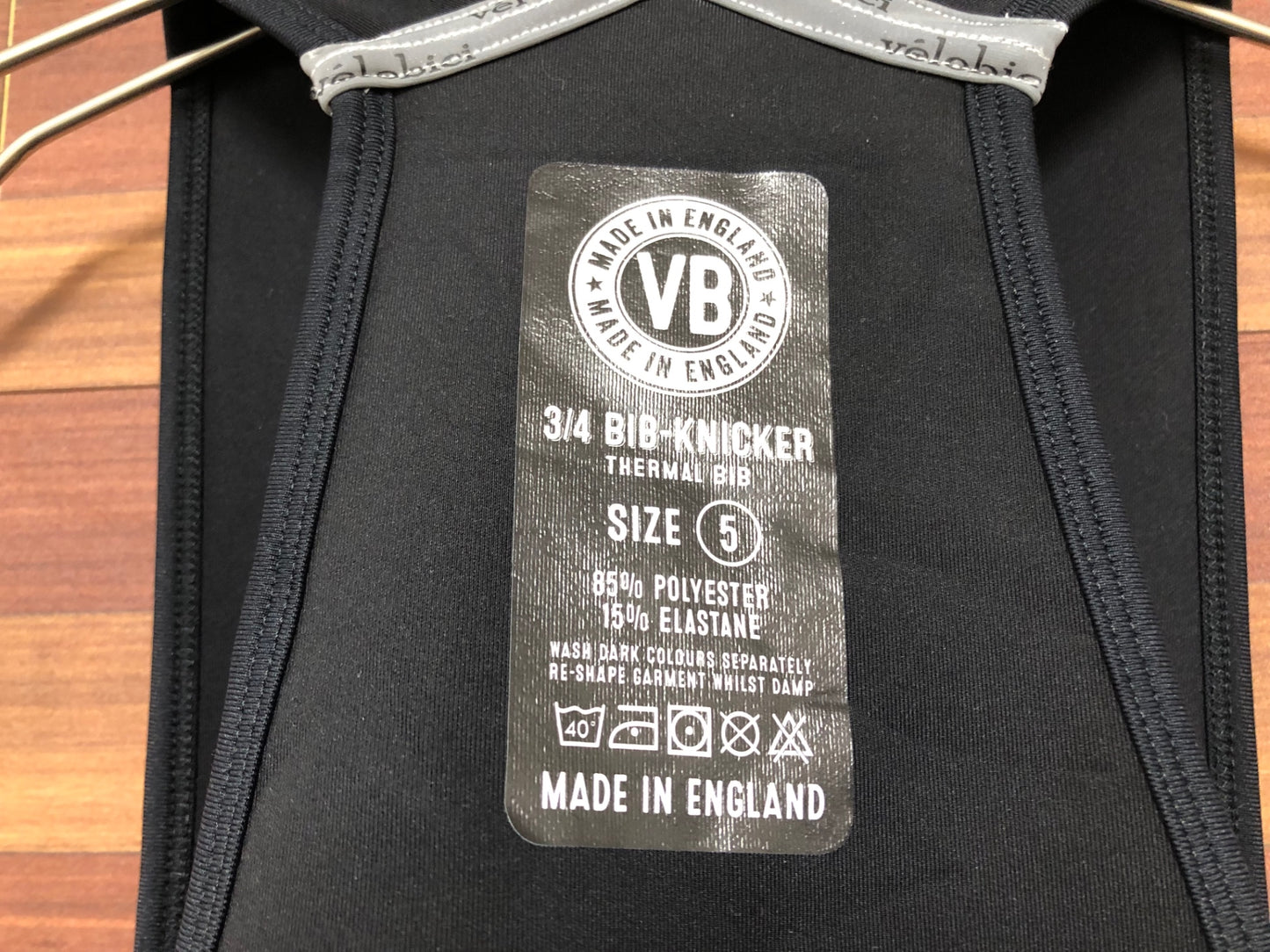 IO538 ヴェロビチ velobici 3/4 BIB-KNICKER THERMAL BIB ビブニッカー 黒 5