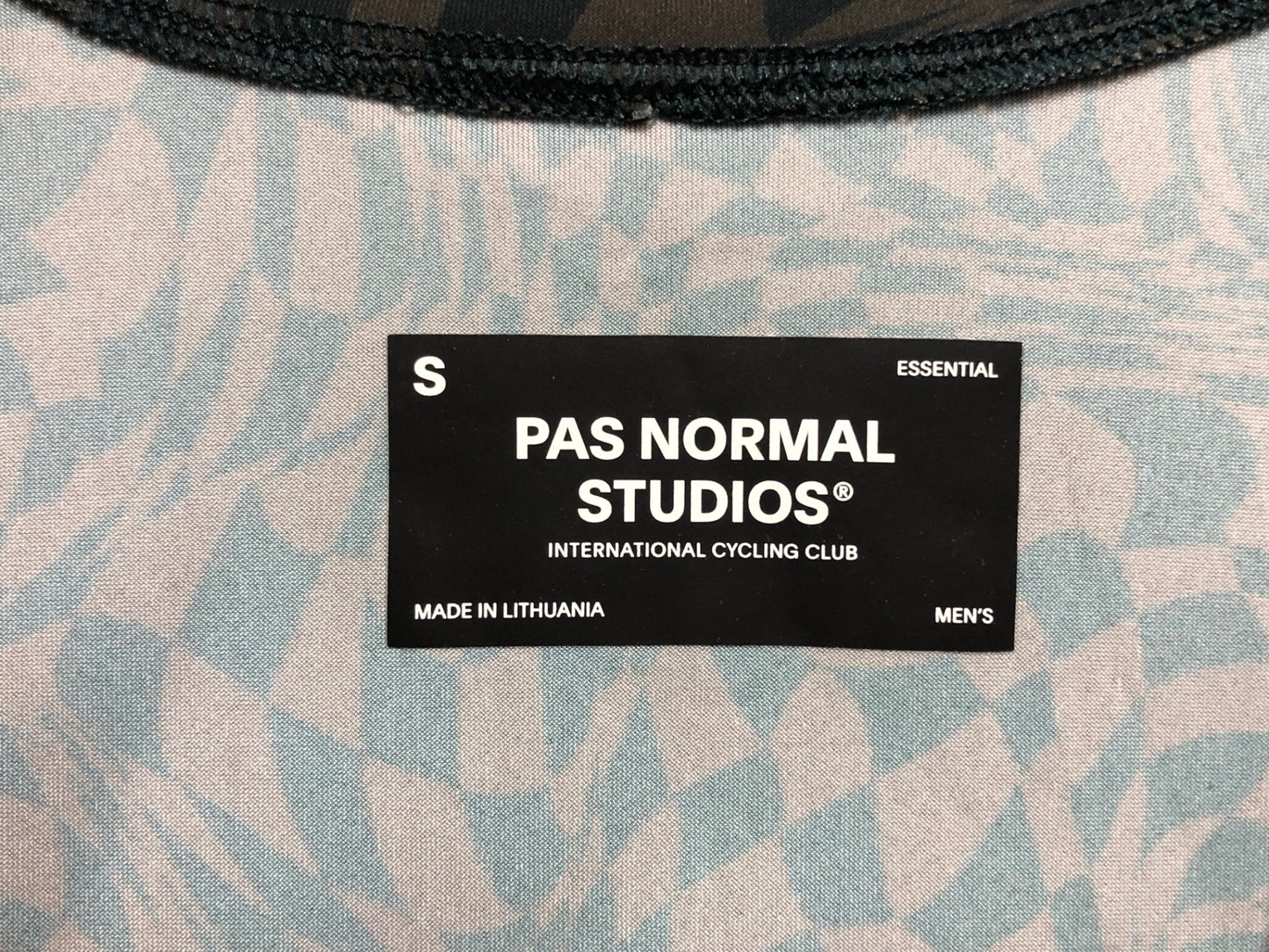 IC025 パスノーマルスタジオ PAS NORMAL STUDIOS ESSENTIAL JERSEY メンズ S チェックオリーブグリーン