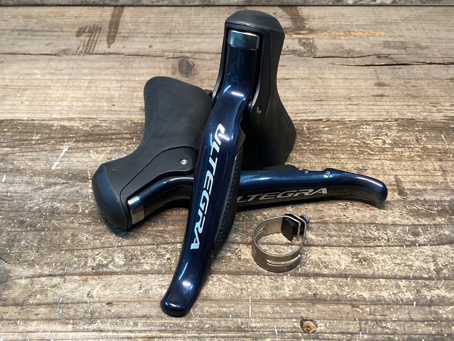 IE337 シマノ SHIMANO アルテグラ ULTEGRA ST-6870 STIレバー 2x11S 電動 Di2 ※動作確認済み