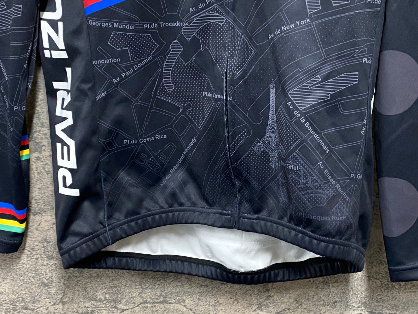 JA636 パールイズミ PEARL iZUMi 長袖 サイクルジャケット 黒 L 裏起毛