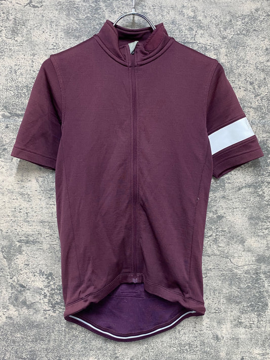 IV238 ラファ Rapha CLASSIC JERSEY 半袖 サイクルジャージ 赤茶 XS