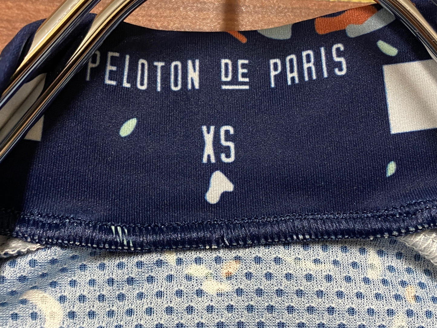 IK815 プロトンドパリ PELOTON DE PARIS 半袖 サイクルジャージ XSサイズ ネイビー