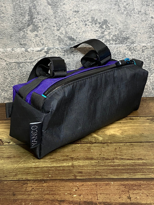 JD358 YANCO BAR BAG ハンドルバーバッグ 黒 紫