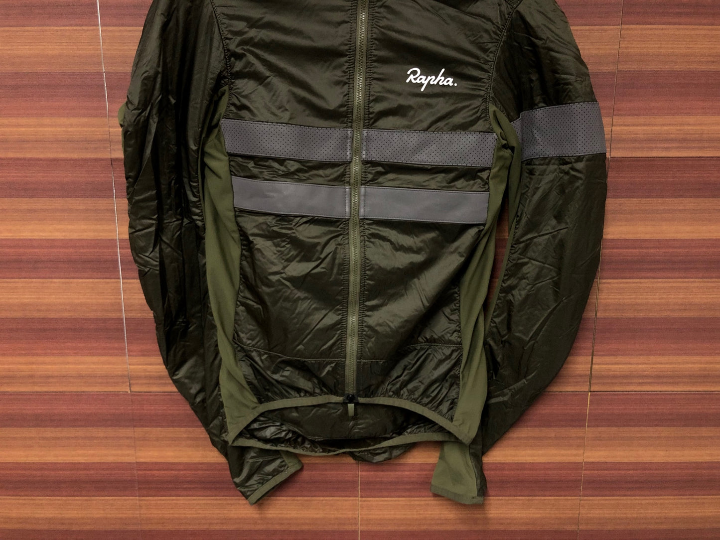 IK682 ラファ Rapha BREVET INSULATED JACKET 長袖 サイクルジャケット カーキ XS