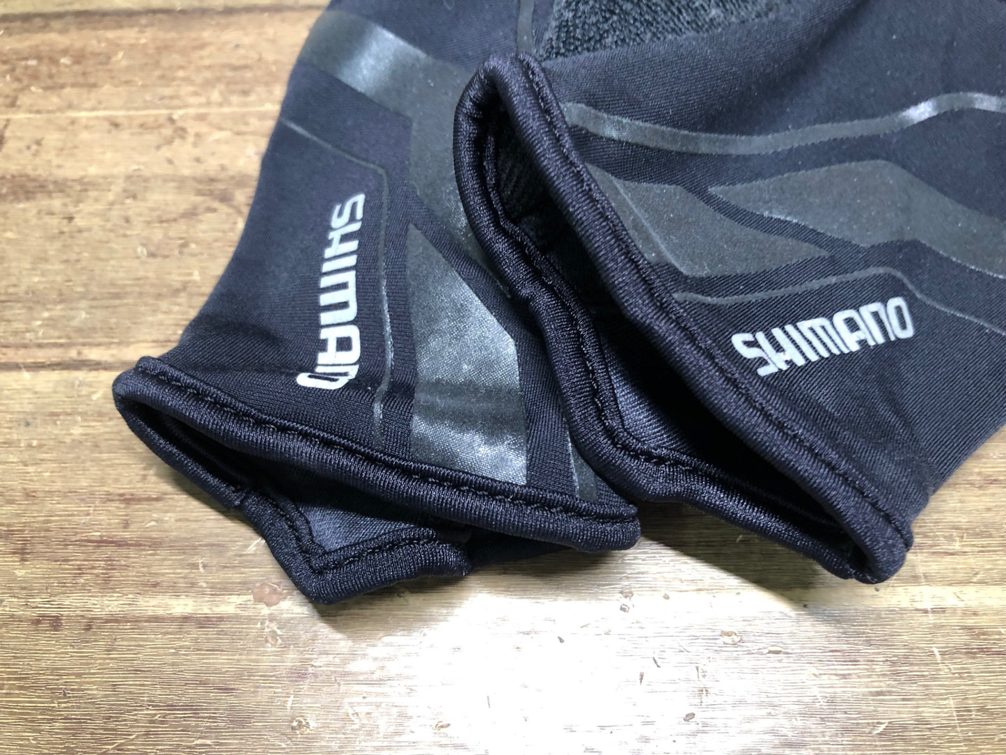 JB353 シマノ SHIMANO 長指 グローブ 黒 M 裏起毛