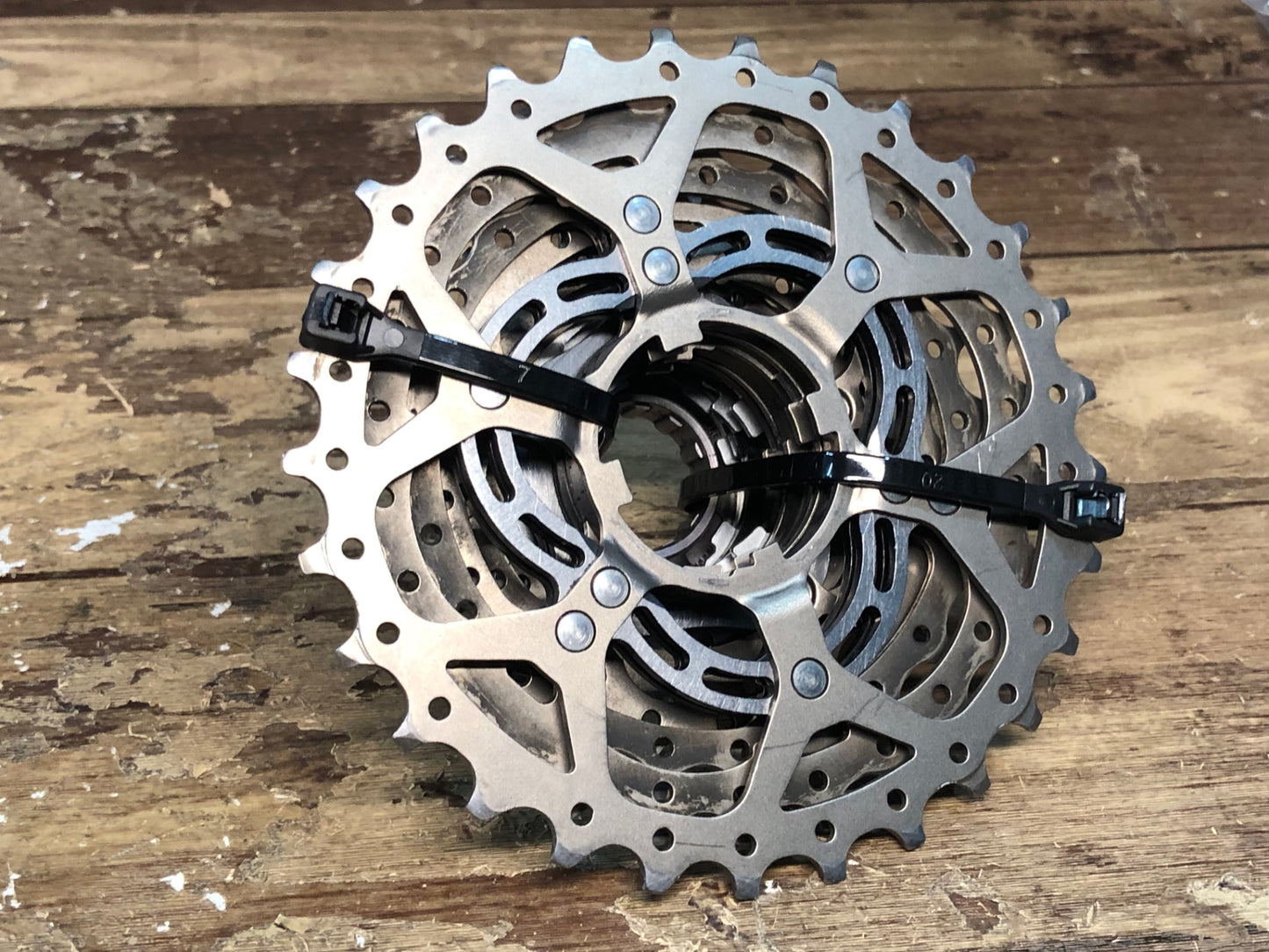 HY640 カンパニョーロ Campagnolo スーパーレコード SUPER RECORD スプロケット 12-29T 11S 歯の摩耗