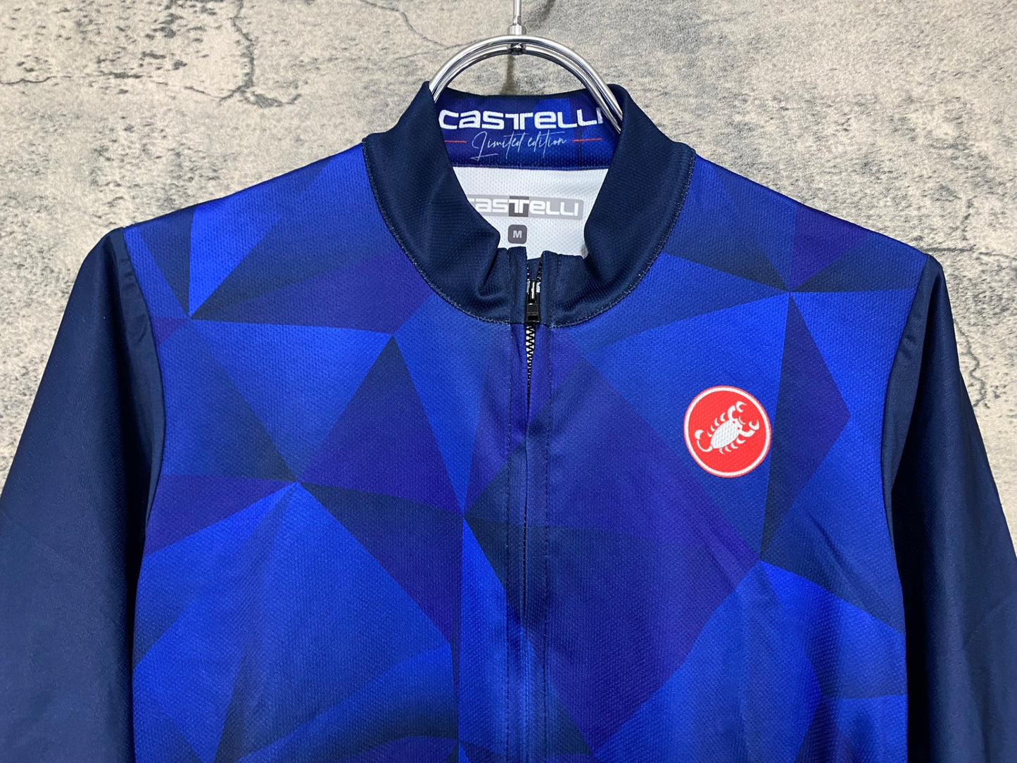 IT361 カステリ CASTELLI 半袖 サイクルジャージ 青 M