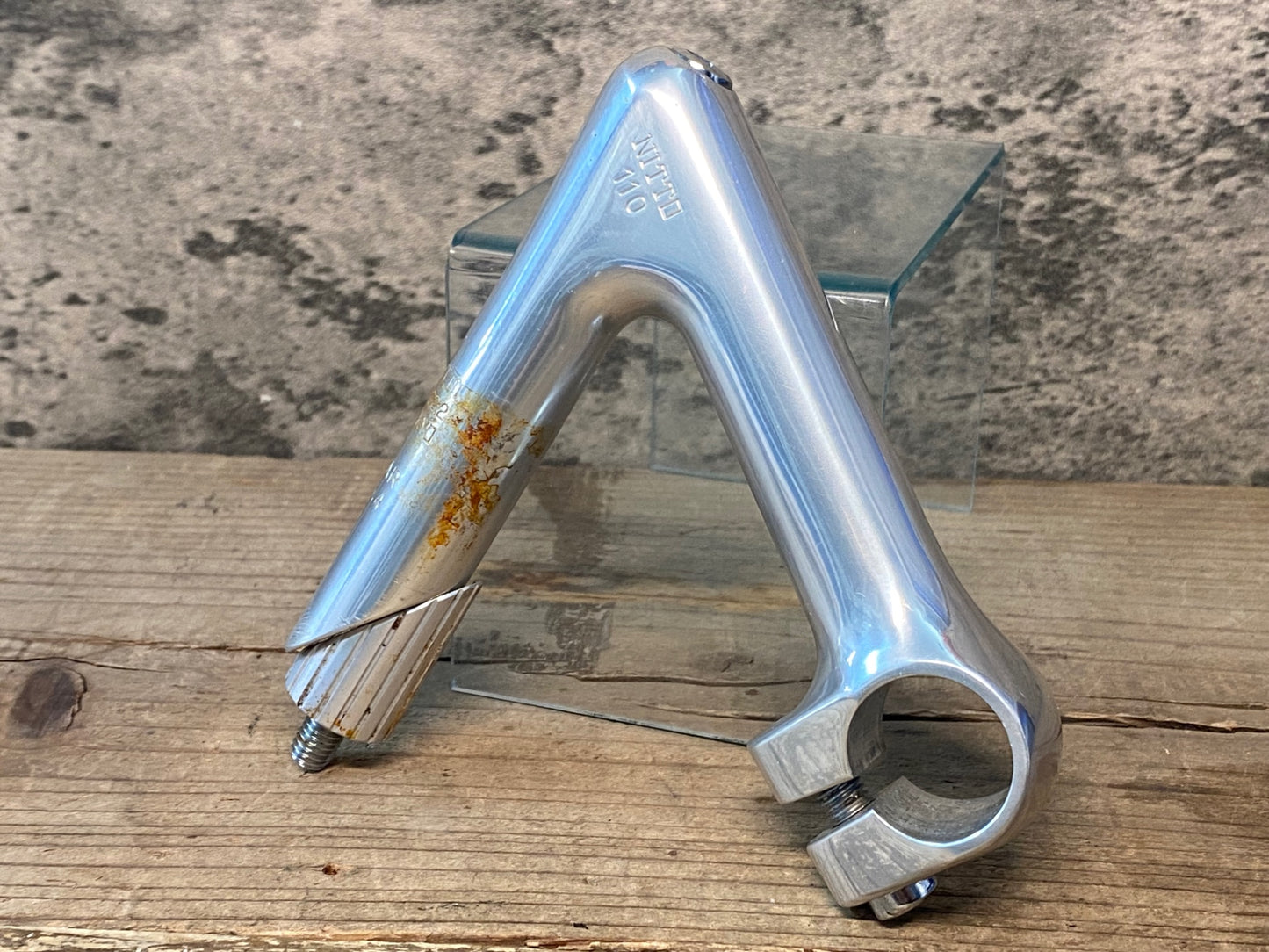 IP059 ニットー NITTO アルミ ステム 110mm 58° NJS認定 ※錆あり