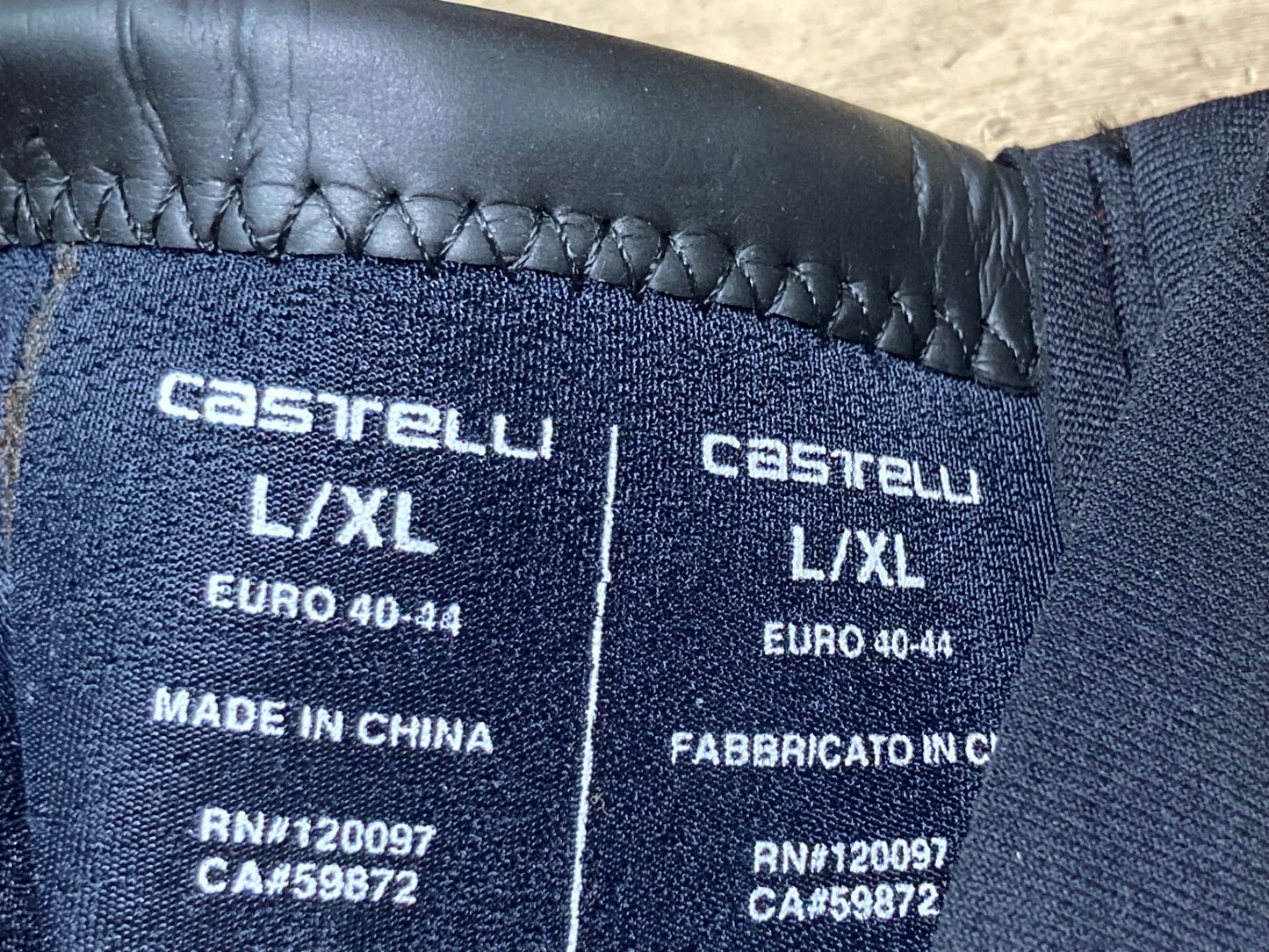 II737 カステリ CASTELLI シューズカバー ブラック L/XL