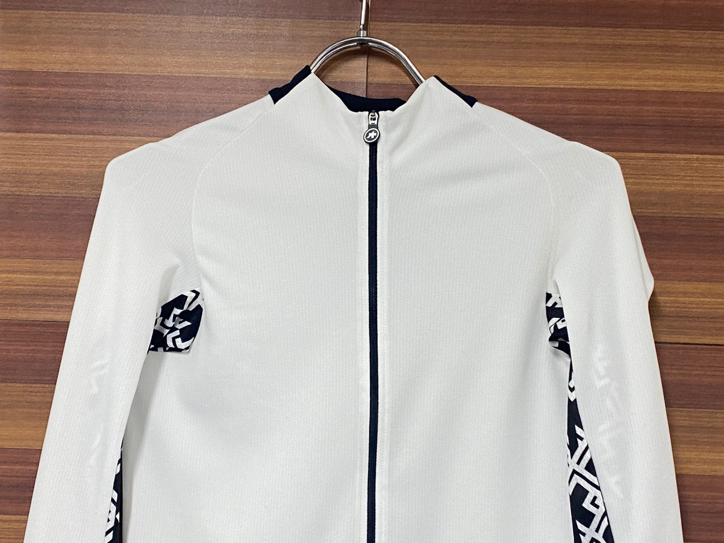 IL598 アソス Assos MILLE GT Summer Long Sleeve Jersey 長袖 サイクルジャージ 白黒 XS