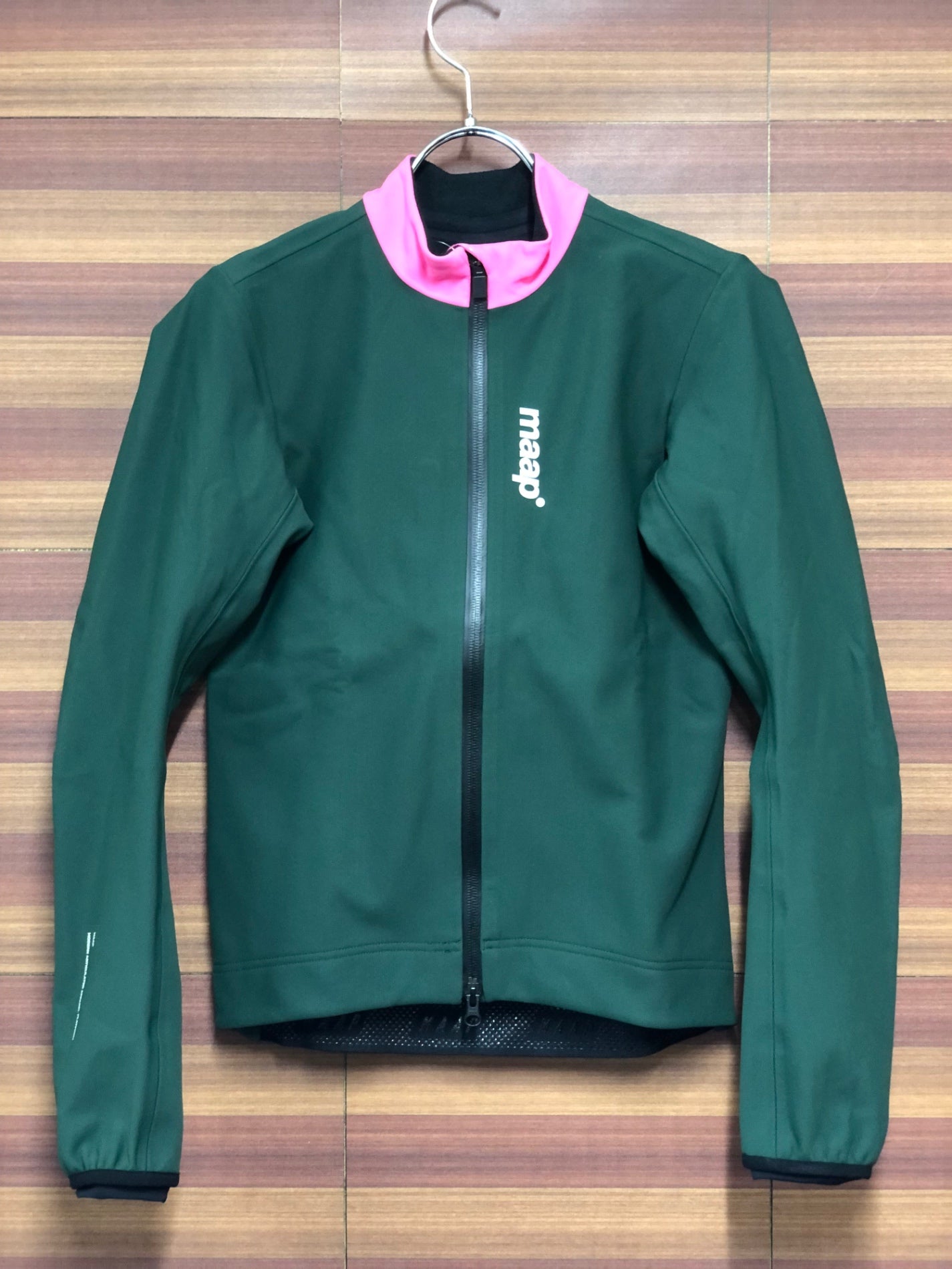 IM501 マープ MAAP TRAINING WINTER JACKET 長袖 サイクルジャケット 緑 XS 裏起毛