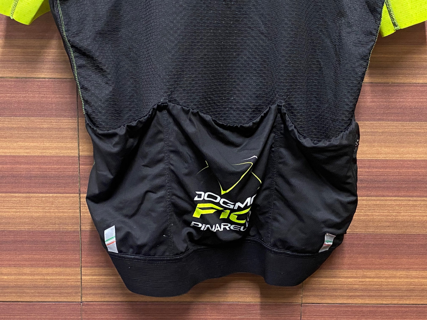 IN764 ピナレロ PINARELLO ドグマ DOGMA F10 半袖 サイクルジャージ 黒 黄 XL