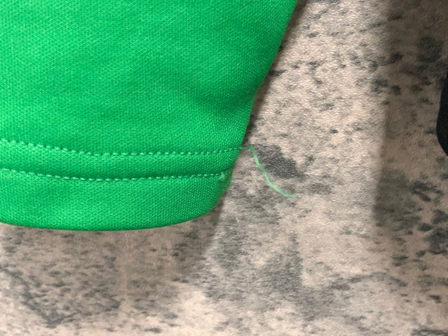 JC152 カステリ CASTELLI 長袖 サイクルジャージ 緑 黒 サイズ不明