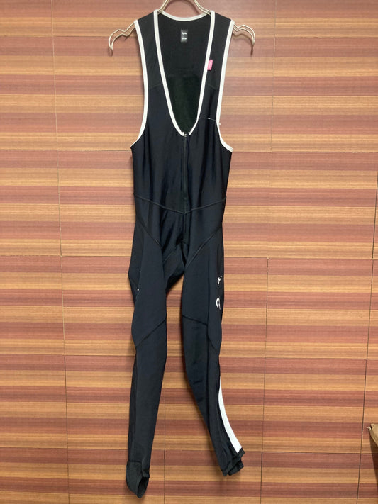 IB465 ラファ Rapha ディープウィンタータイツ DEEP WINTER TIGHTS ビブ 黒 M 裏起毛 パッドなし ※スレ