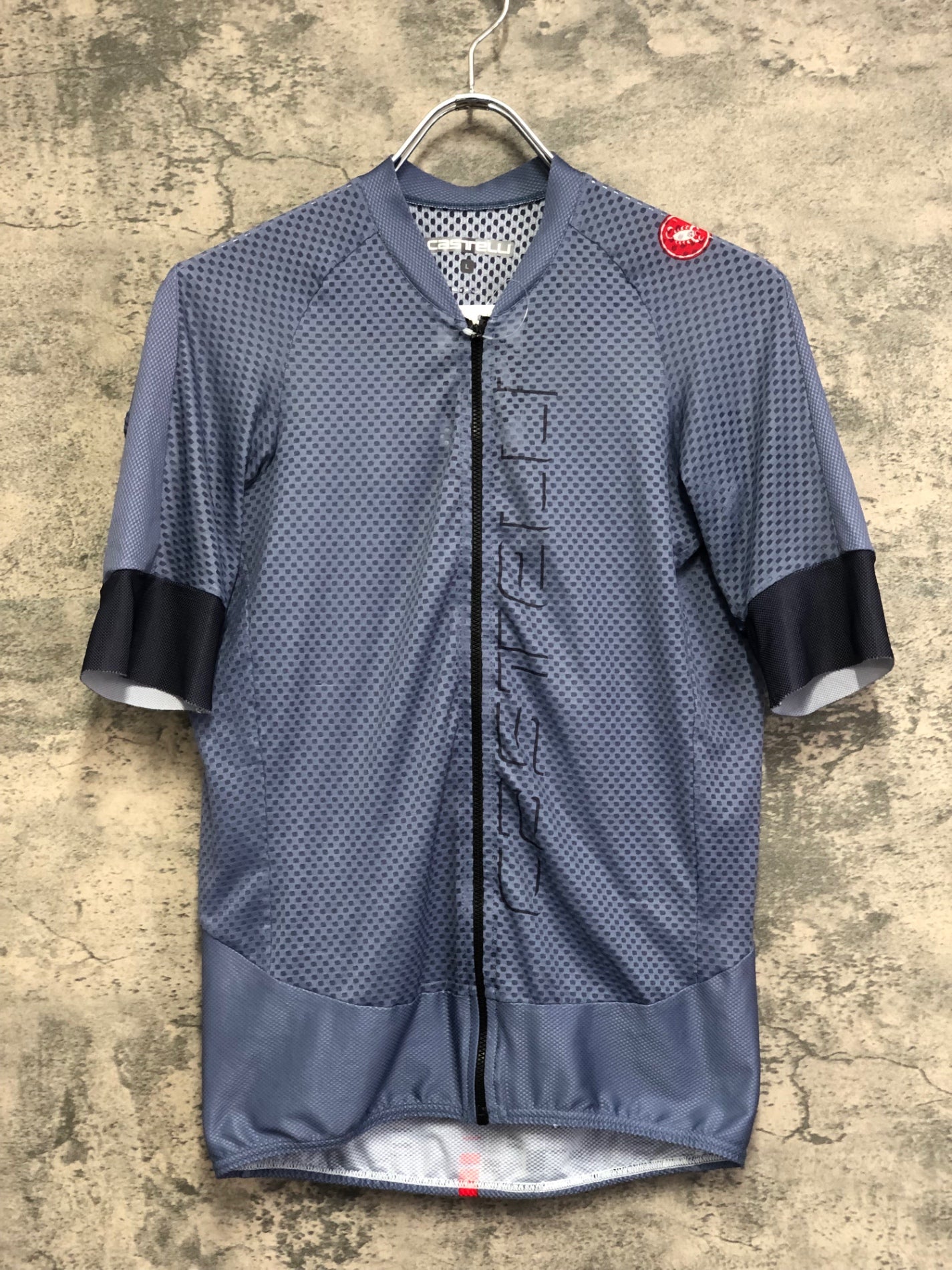 IW394 カステリ CASTELLI ROSSOCORSA 半袖 サイクルジャージ グレー L