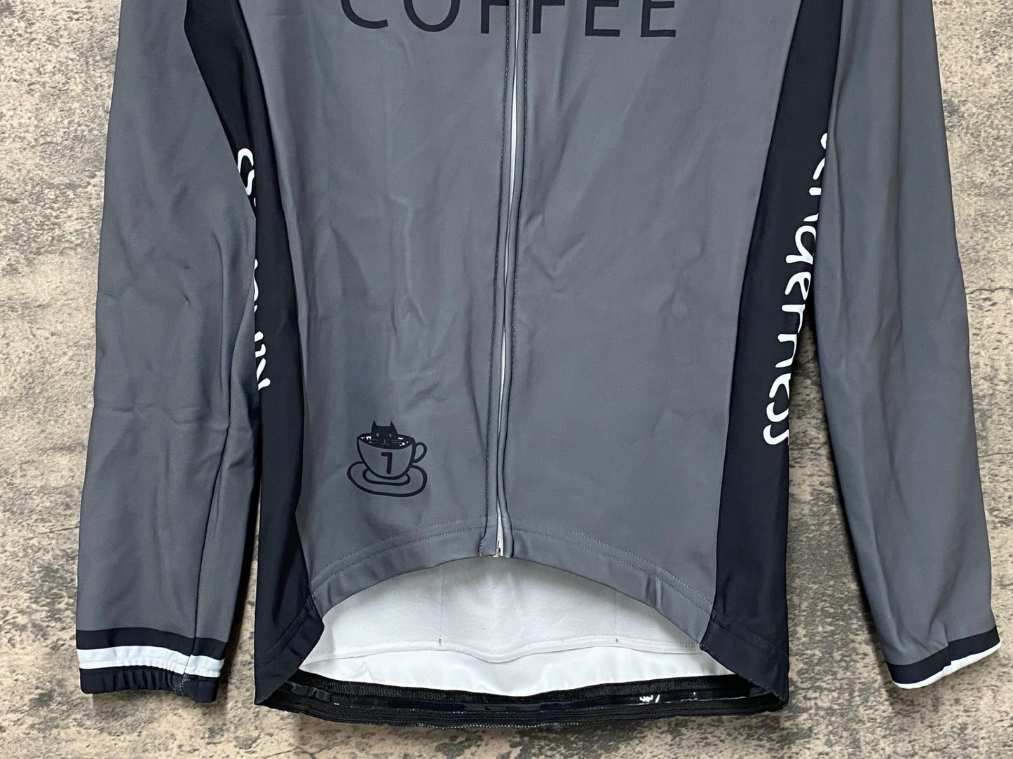 IW437 ジェッセージ GSG 長袖 サイクルジャージ グレー レディース M 裏起毛