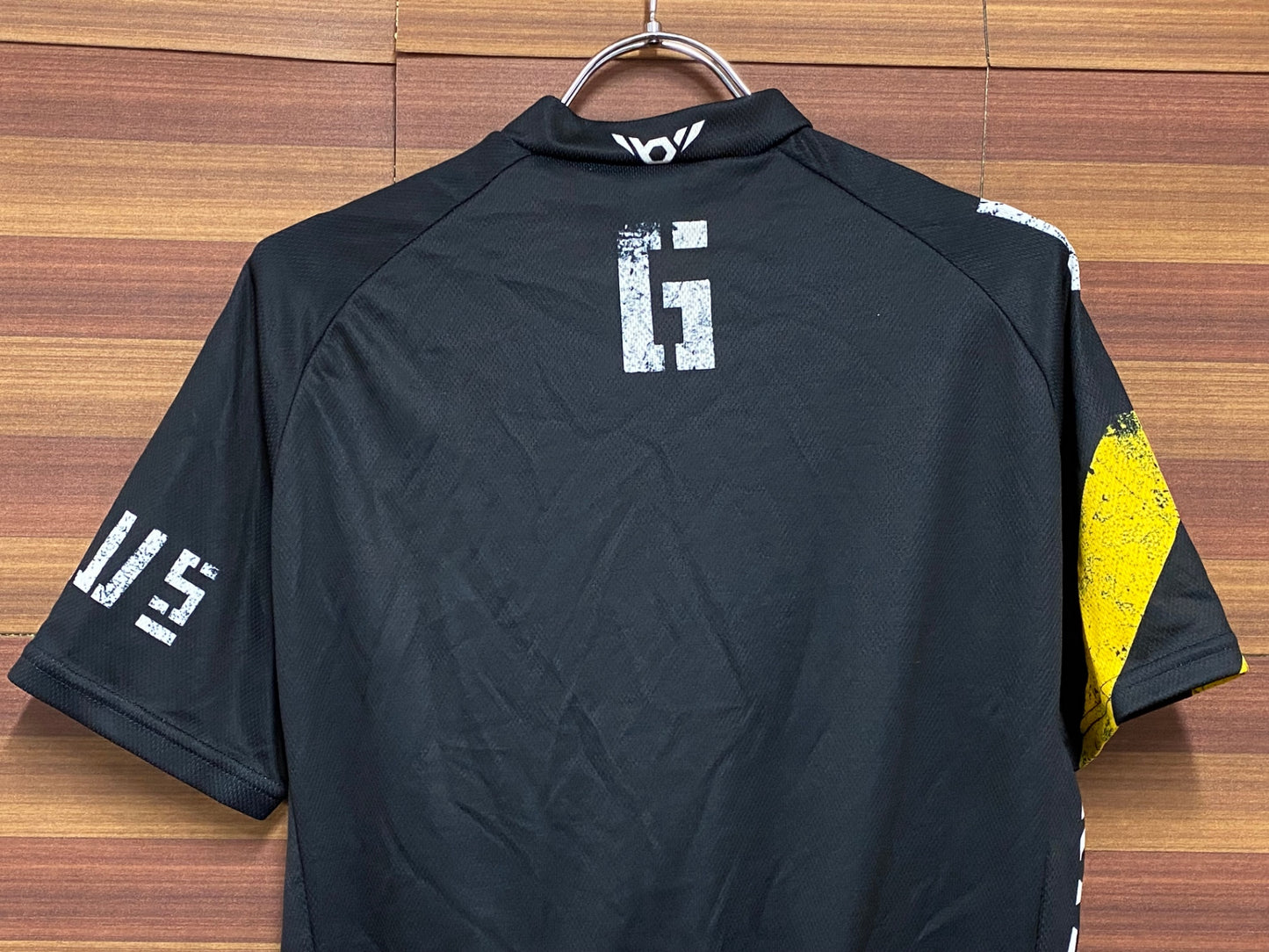 IS418 ツインシックス TWIN SIX 半袖サイクルジャージ L 黒黄