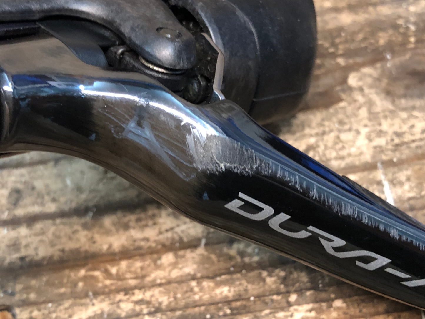 IV455 シマノ SHIMANO デュラエース DURA-ACE ST-9001 STIレバー 2×11S ※非純正フード