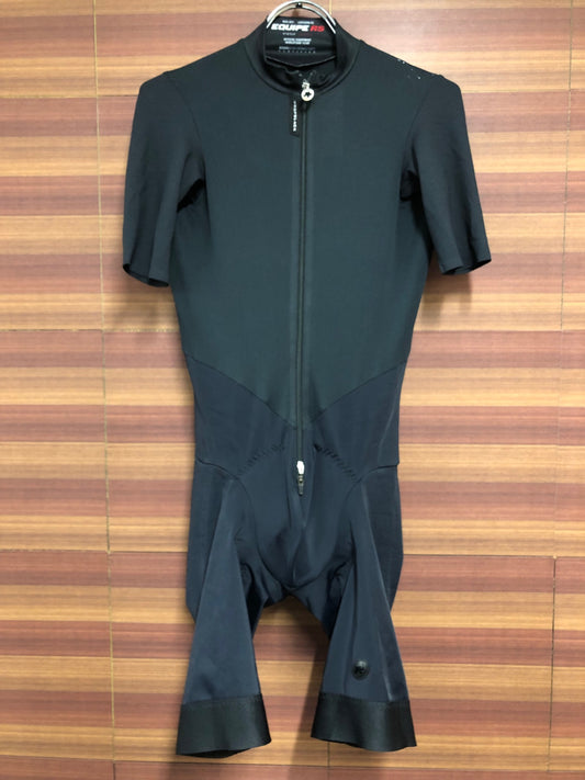 HT079 アソス Assos EQUIPE RS ワンピース 半袖 サイクルジャージ 黒 S