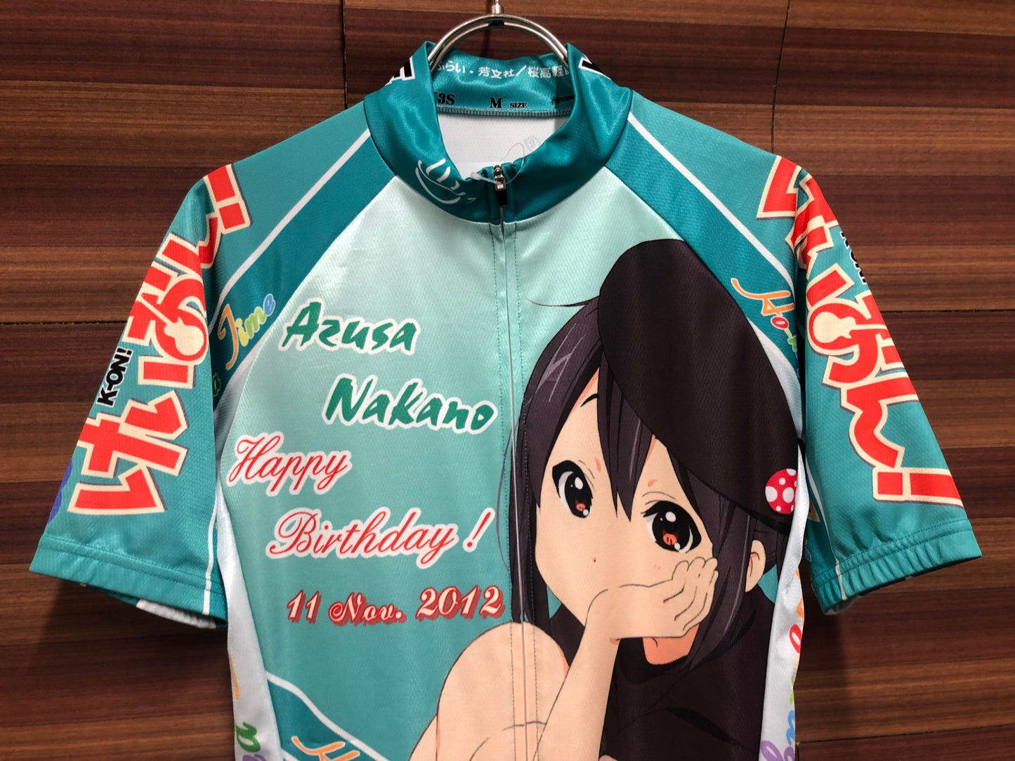 IT185 モノクローバー monoclover 半袖 サイクルジャージ 白 ミントグリーン M けいおん！中野梓