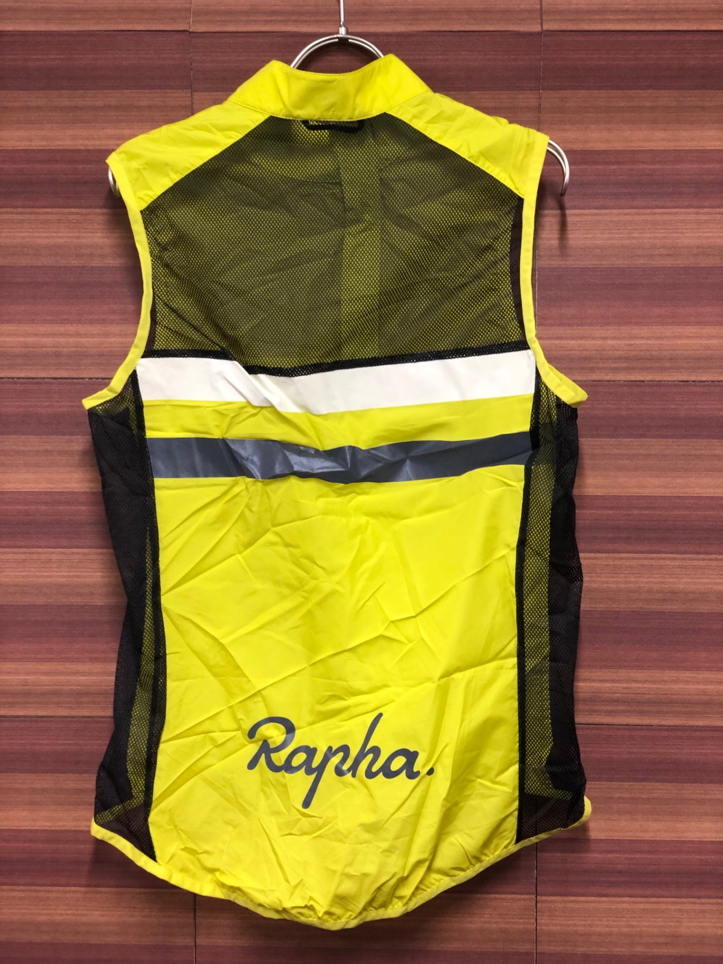 IO658 ラファ Rapha Brevet 反射ベスト ジレ M ネオンイエロー