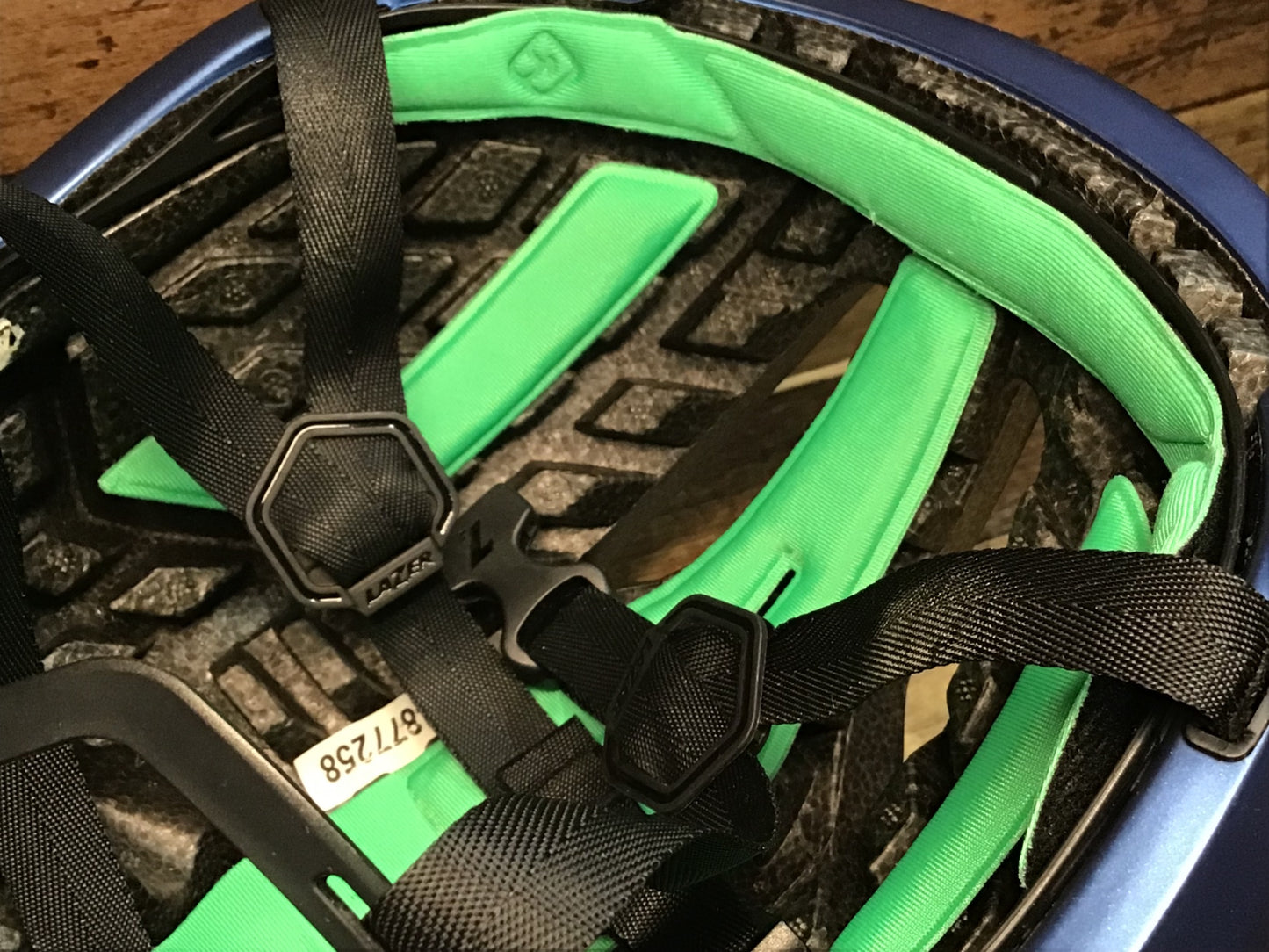 IL741 レーザー LAZER Red Bull Wout van Aert VENT KINETICORE ヘルメット 青 M 55-59cm 2022/11製造 ※あご紐汚れ