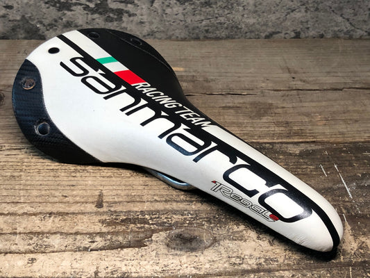 JA065 セラサンマルコ selle sanmarco リーガル Regal e RACING TEAM サドル XSILITEレール 白 黒
