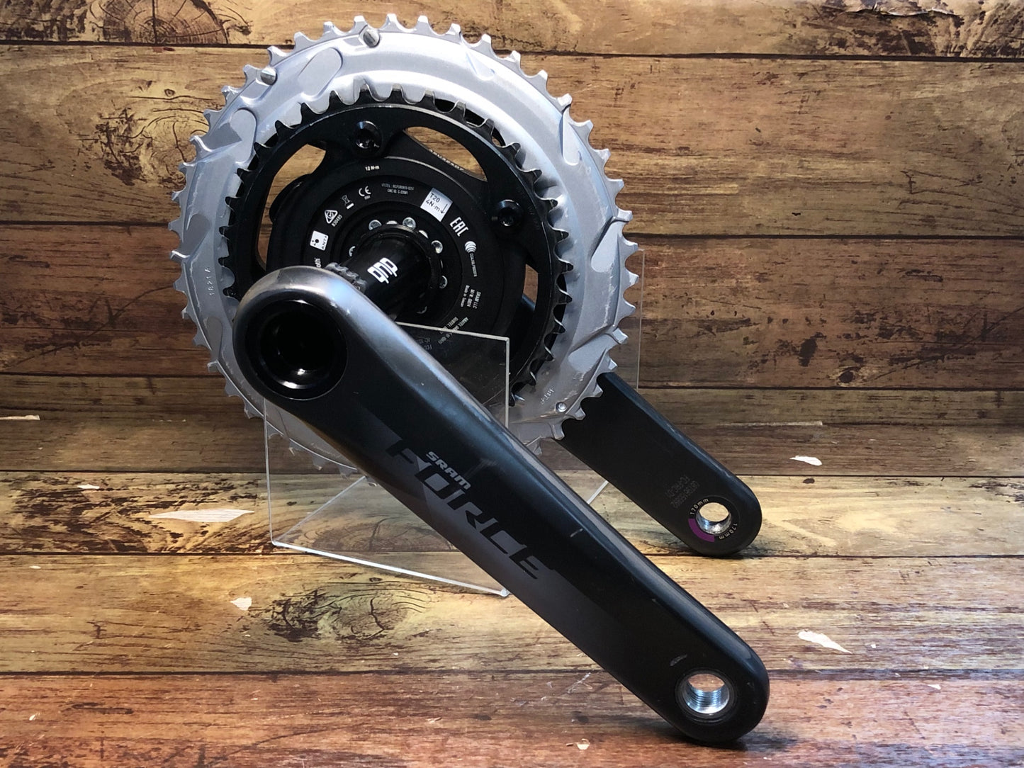 HX435 スラム SRAM フォース FORCE AXS QUARK パワーメーター クランクセット 48-35T 170mm DubBB