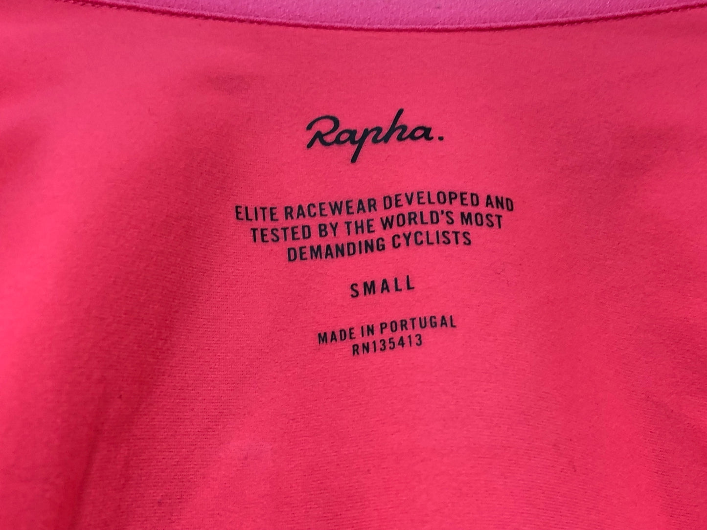 IN524 ラファ Rapha LS AERO JERSEY 長袖 サイクルジャージ ピンク S 裏起毛