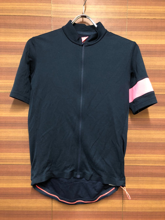 IK492 ラファ Rapha SS CLASSIC JERSEY Ⅱ 半袖 サイクルジャージ 紺 M ※動物の毛