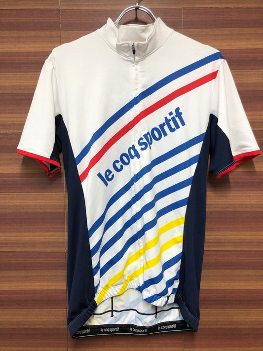 IL780 ルコックスポルティフ le coq sportif 半袖 サイクルジャージ 白 L