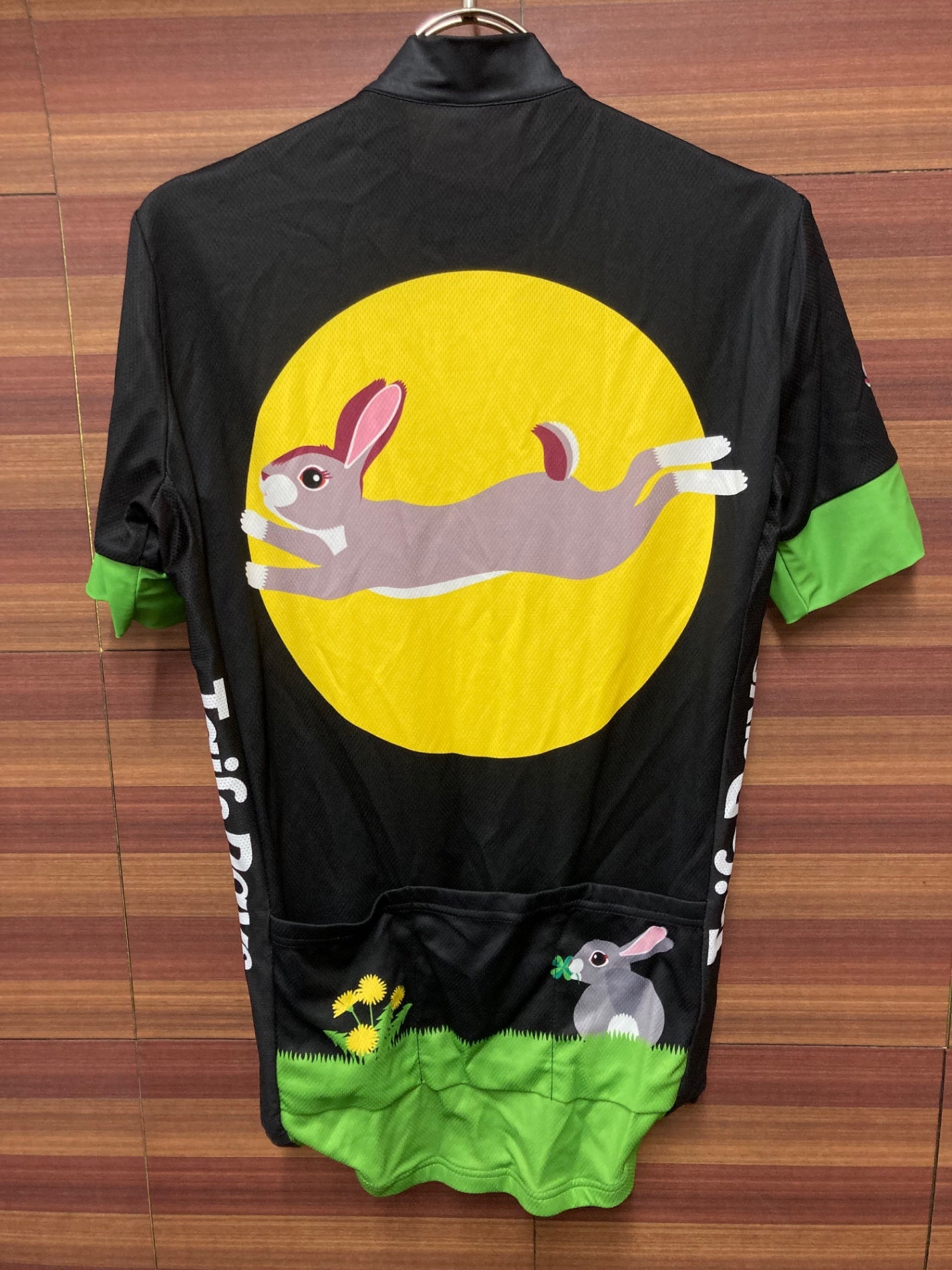 IU819 サンボルト SUNVOLT 半袖 サイクルジャージ 白 黒 S Tails Days