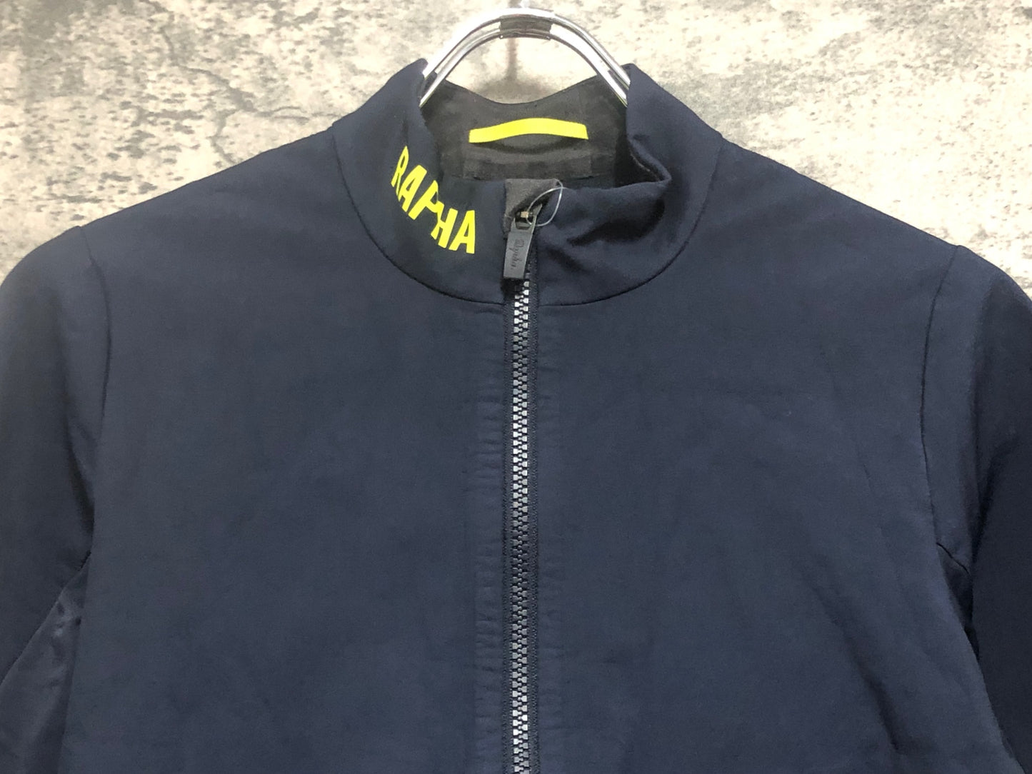 IV164 ラファ Rapha PRO TEAM TRAINING JERSEY 長袖 サイクルジャケット 濃紺 M 裏起毛