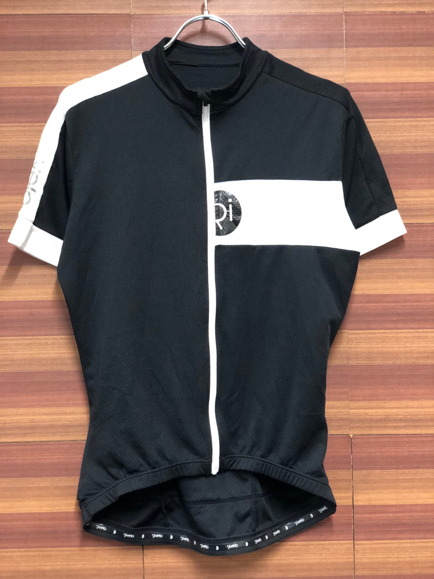 IK896 リベロ RIVELO HARTSIDE JERSEY 半袖サイクルジャージ 黒 M