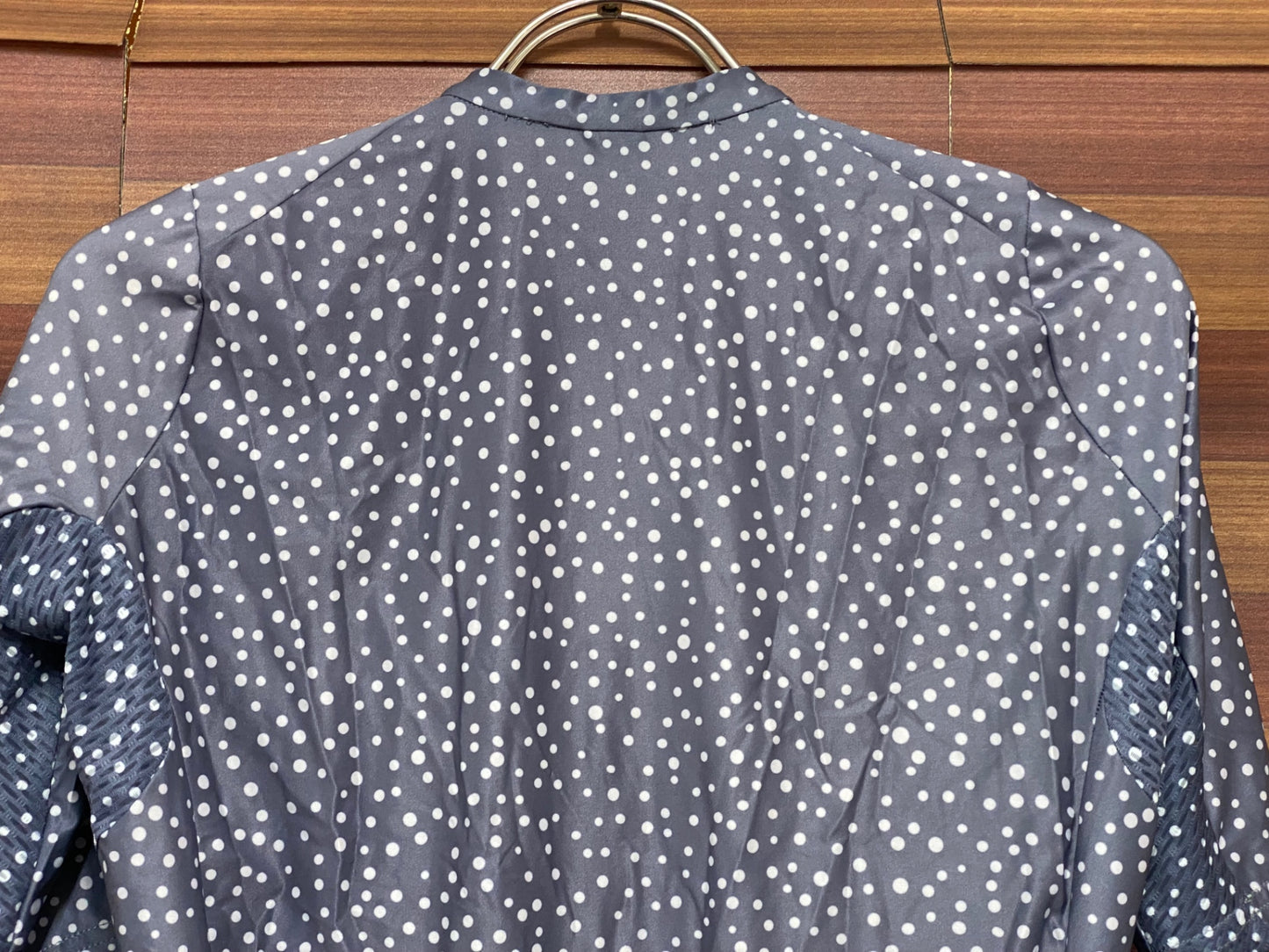 IV075 ブラックシープ Black Sheep 半袖サイクルジャージ グレー白 S