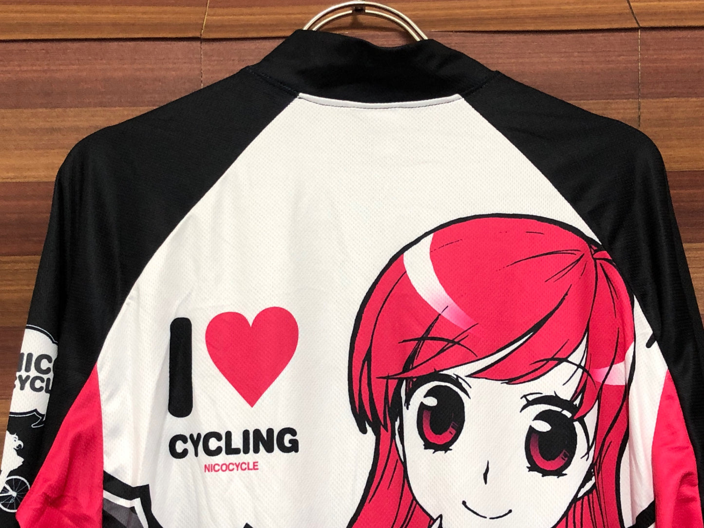 IS998 チャンピオンシステム Champion System 長袖 サイクルジャージ 黒 ピンク L