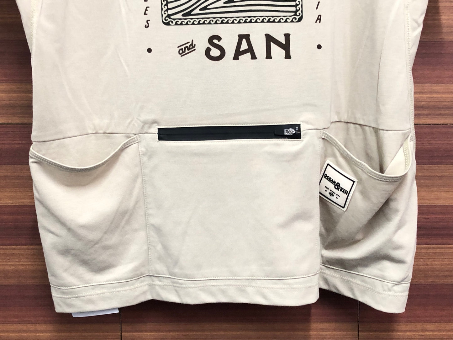 IS462 Ocean and San 半袖 Tシャツ ベージュ XL