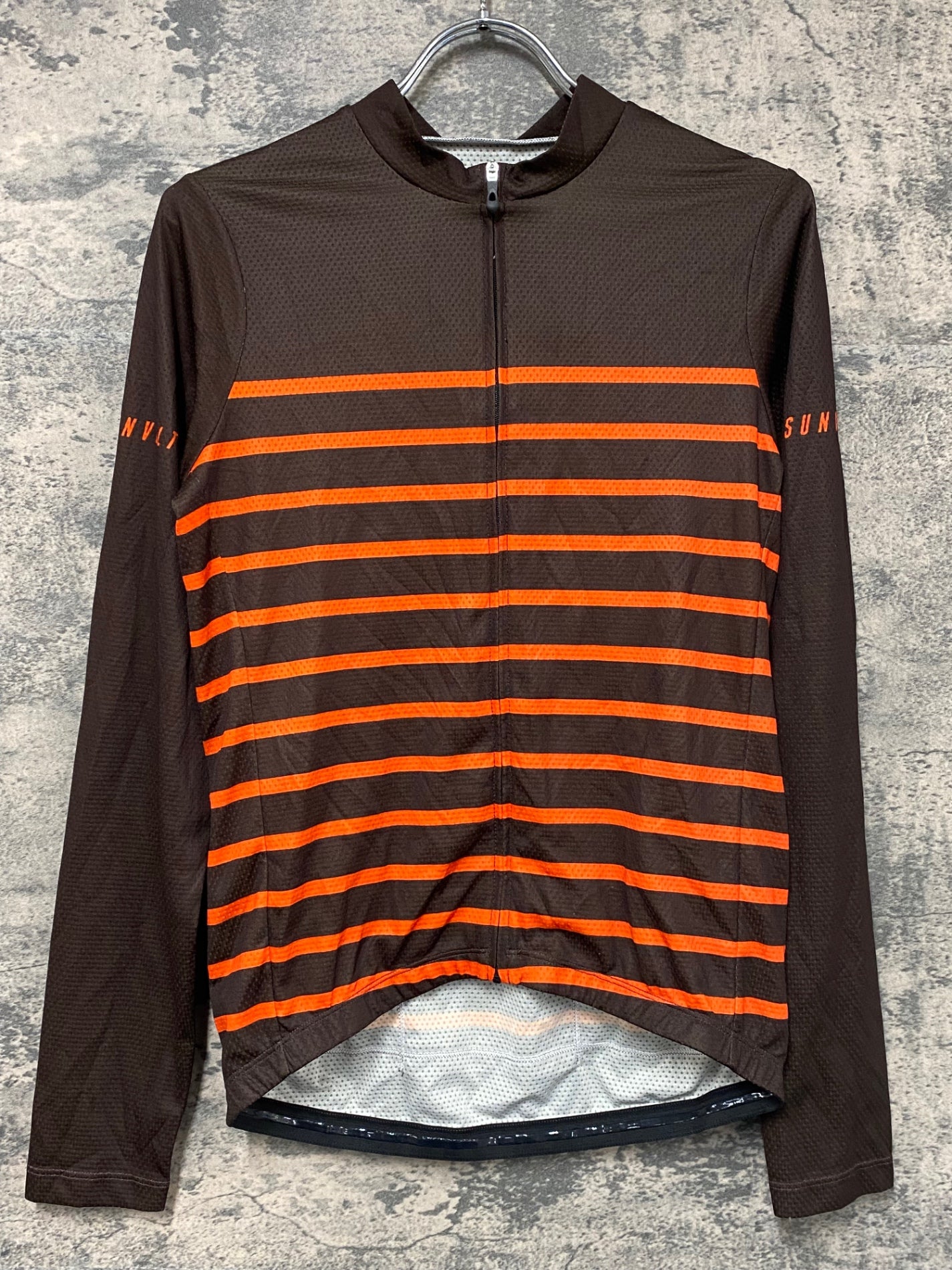 IW225 サンボルト SUNVOLT 半袖 サイクルジャージ ブラウン オレンジ L