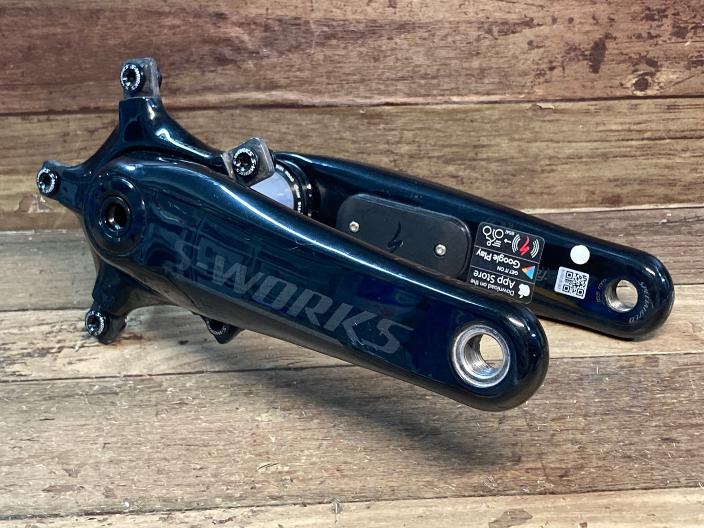 HG185 スペシャライズド SPECIALIZED S-WORKS POWER CRANKS DUAL クランクセット 両側パワーメーター 165mm PCD110 Φ30