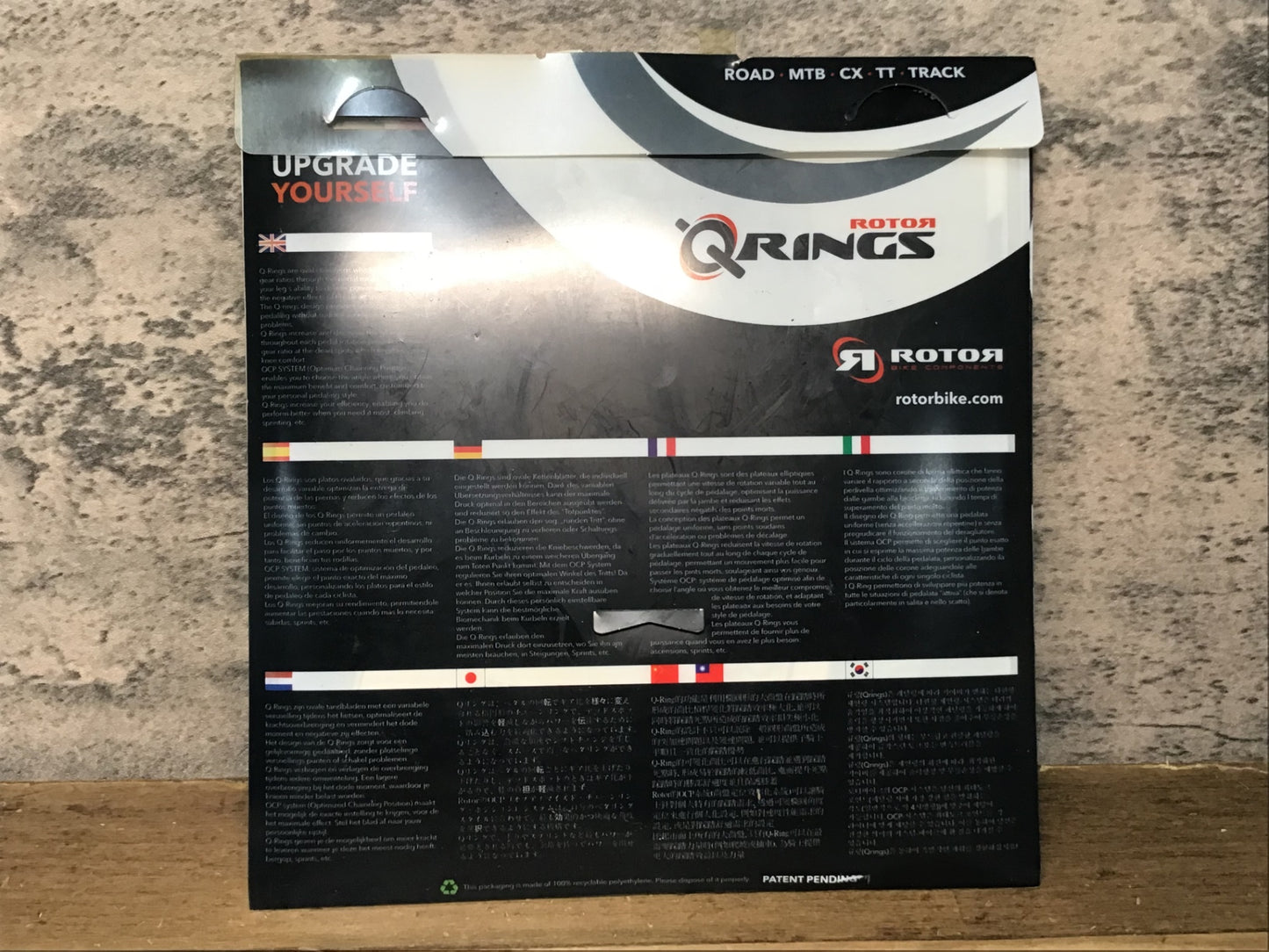 JA859 ローター ROTOR QRINGS アウター チェーンリング 130BCD 53T 楕円